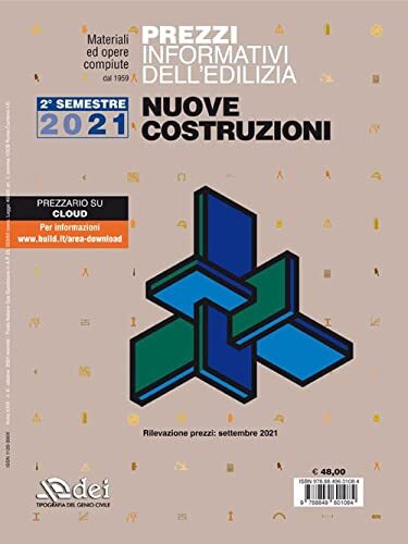 9788849601084 Prezzi informativi dell’edilizia. Nuove Costruzi...ettembre 2021