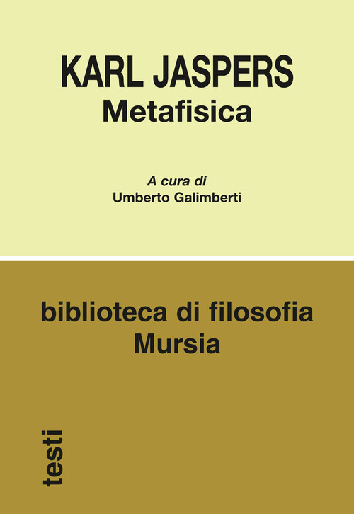 Metafisica - Jaspers Karl