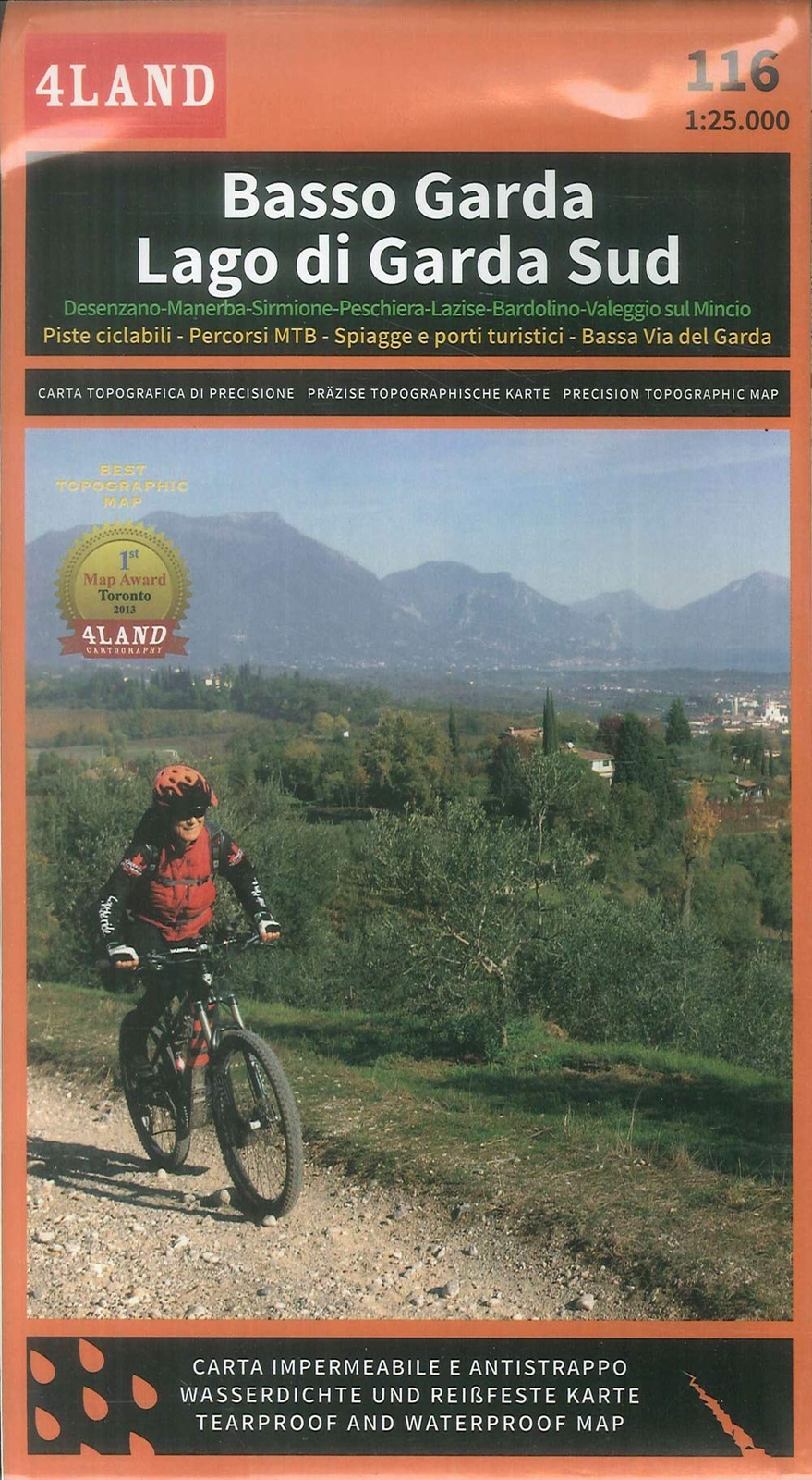 9788889823866 Basso Garda. Lago di Garda Sud. Carta escursionist...: 25.000: 116