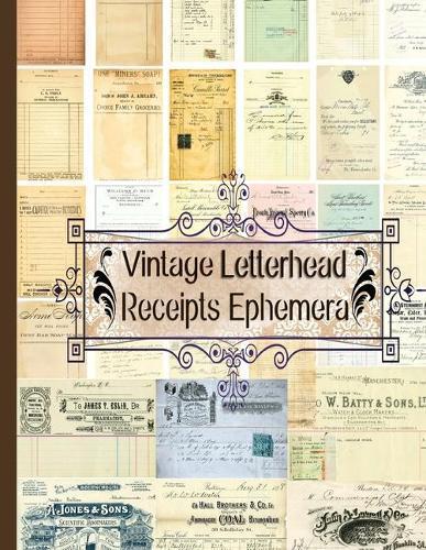 C Anders Vintage Letterhead Receipts Ephemera (Tascabile) Ephemera Series 2