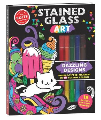Stained Glass Art Dazzling Designs (Klutz) (Mixed Media Product) KLUTZ