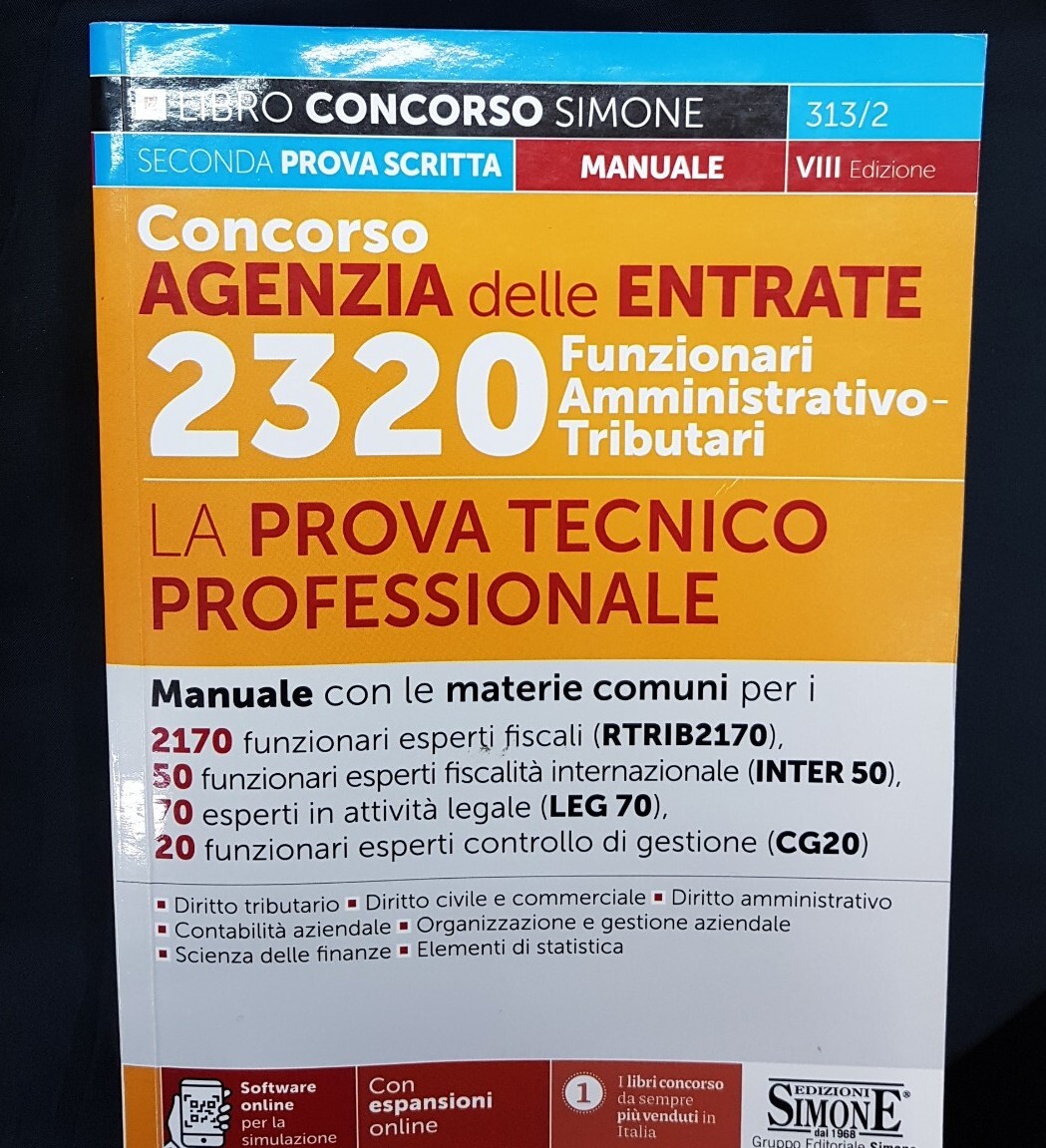 Concorso Agenzia Delle Entrate - 2320 Funzionari Amministrativo Tributari