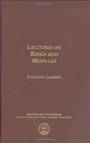 Joachim Lambek Lectures on Rings and Modules (Copertina rigida)