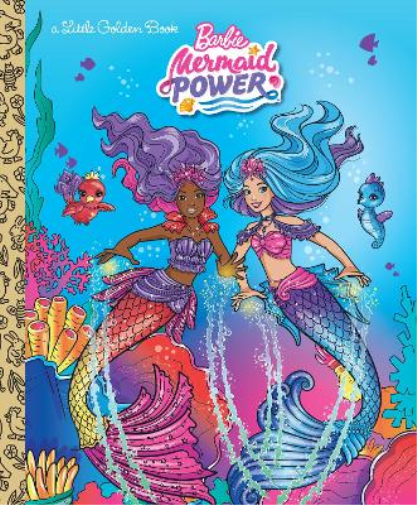 Barbie Mermaid Power Little Golden Book (Barbie) (Copertina rigida)