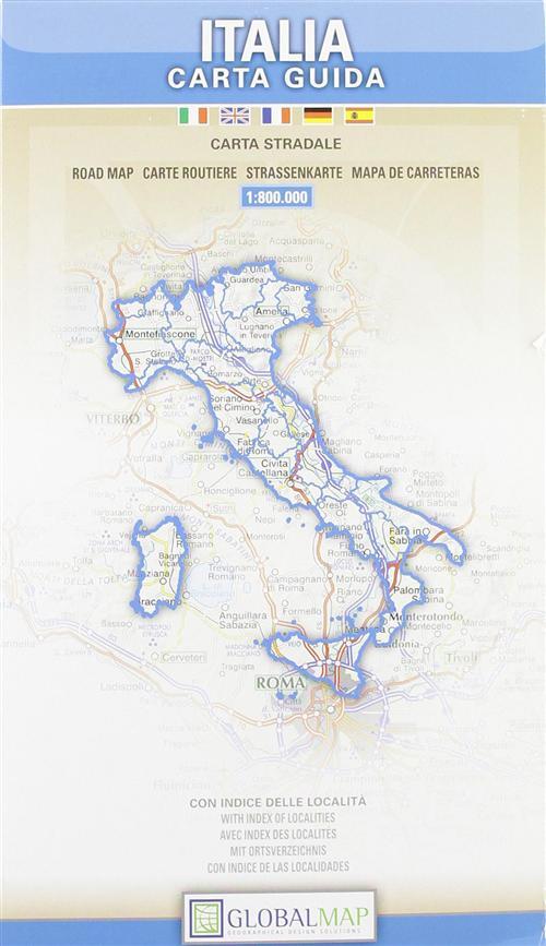 Italia. Carta stradale 1:800.000 - AA.VV.