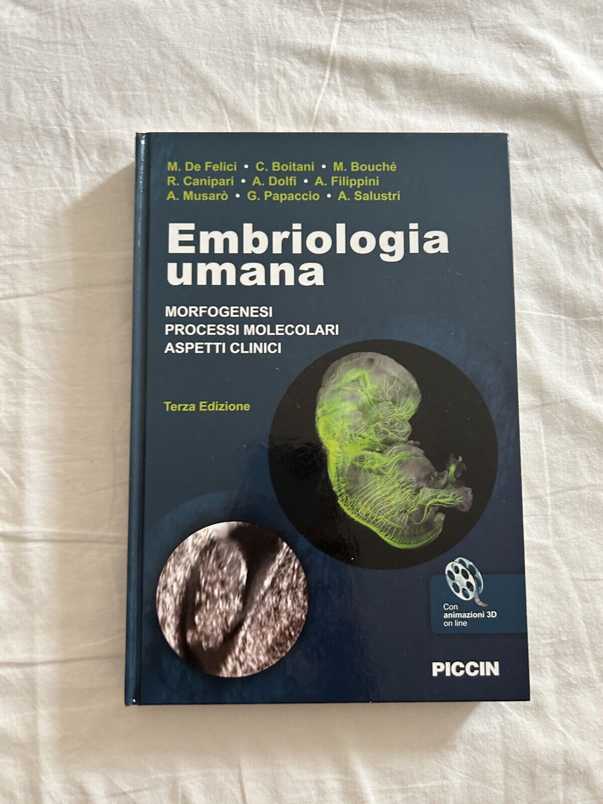 9788829929856 Embriologia umana. Morfogenesi, processi molecolar...petti clinici