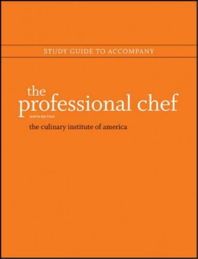 The Professional Chef, Study Guide (Tascabile)