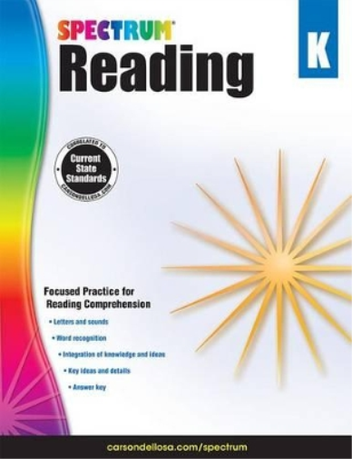 Spectrum Reading Workbook, Grade K (Tascabile) Spectrum