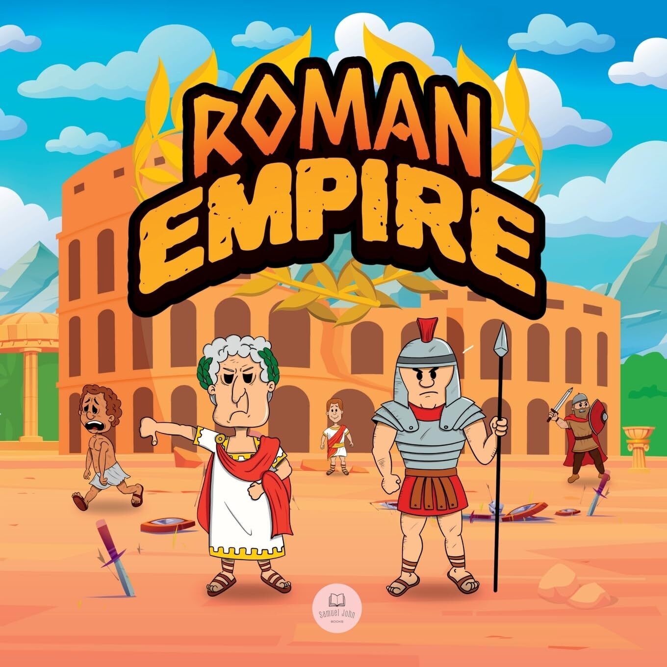 9788412724059 Roman Empire for Kids: The history from the foundi... Roman Empire