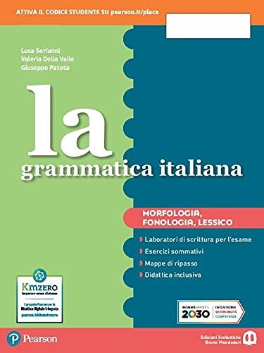 9788869108532 La grammatica italiana. Ediz. separata. Con Morfol...nsione online