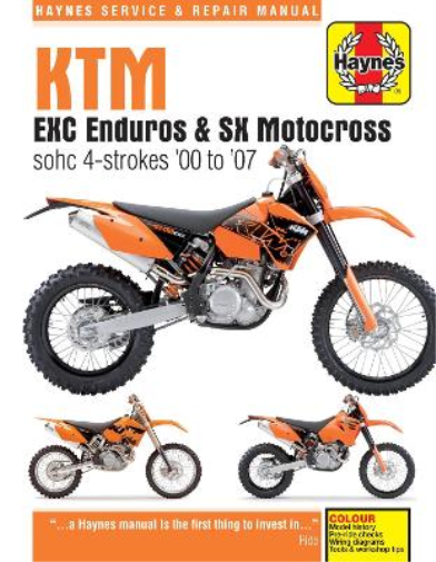 KTM EXC Enduros & SX Motocross sohc 4-strokes (00 - 07) (Tascabile)