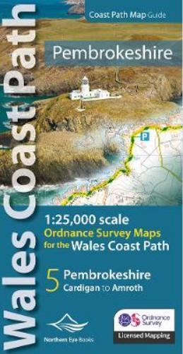 Pembrokeshire Coast Path Map Guide (Tascabile) OS Map Books: Wales Coast Path