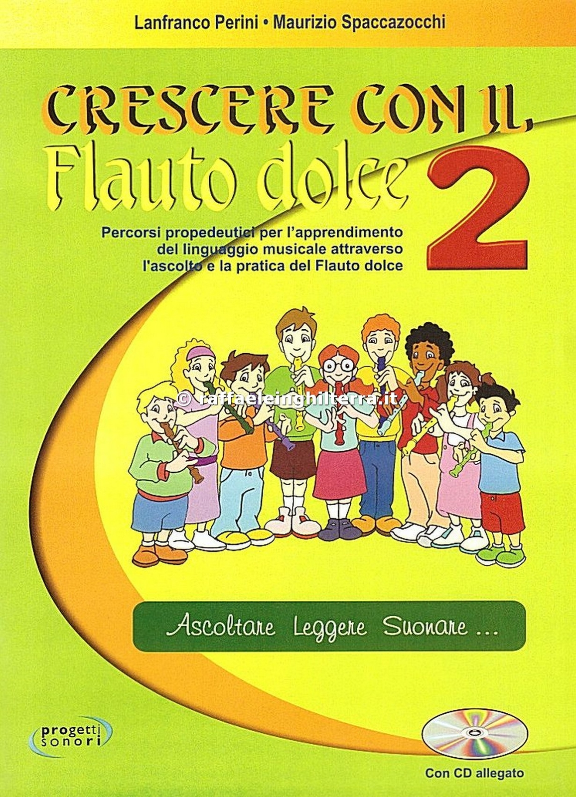 MGB crescere con il flauto dolce 2 con cd Spaccazocchi Maurizio