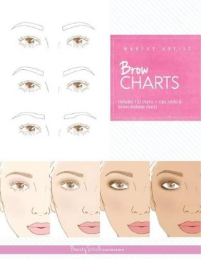 Gina M Reyna Makeup Artist Brow Charts (Tascabile) Beauty Studio Collection