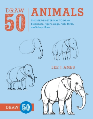 L Ames Draw 50 Animals (Tascabile)