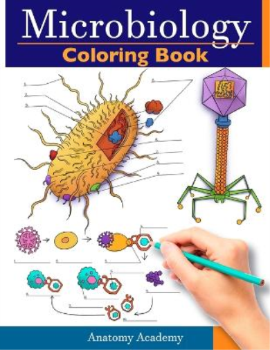 Anatomy Academy Microbiology Coloring Book (Tascabile)