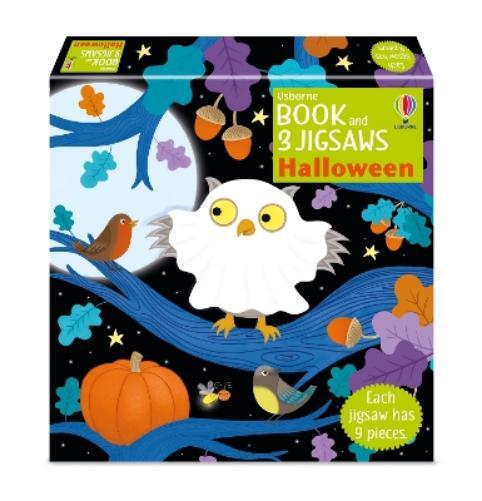 Sam Taplin Usborne Book and 3 Jigsaws: Halloween (Tascabile) Book and 3 Jigsaws