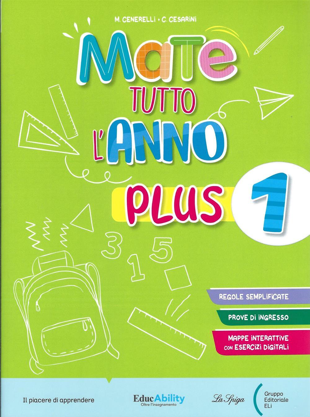 Mate tutto l'anno Plus 1 - Cenerelli M., Cesarini C.