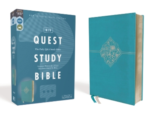 Christianity To NIV, Quest Study Bible, Leathersoft, Teal (Rilegato in ecopelle)