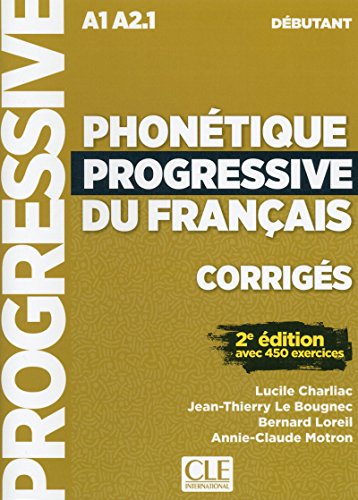9782090384567 Phon'etique progressive du francais. Corrig'es. Ni...ole superiori