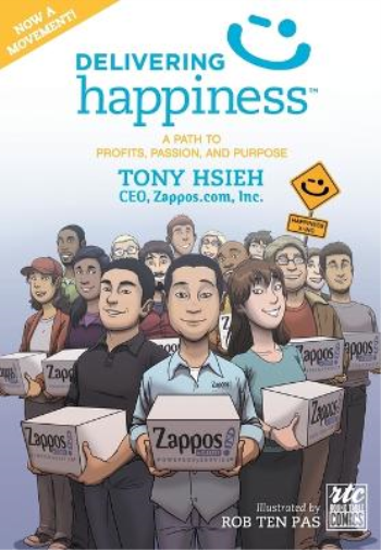 Tony Hsieh Delivering Happiness (Tascabile)
