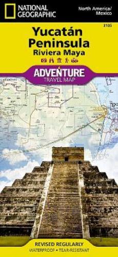National Geographic Maps Northern Yucatn/maya Sites, Mexico (Map)