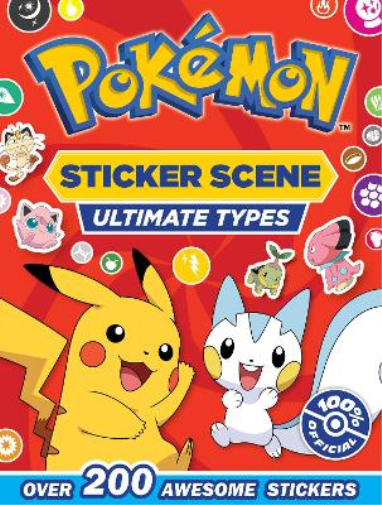 Pokemon POKÉMON ULTIMATE TYPES STICKER SCENE (Tascabile)