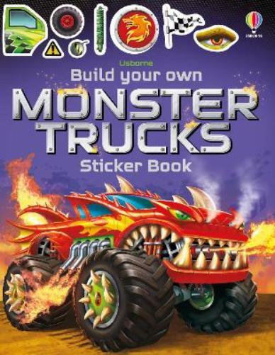 Simon Tudhope Build Your Own Monster Trucks Sticker Book (Tascabile)