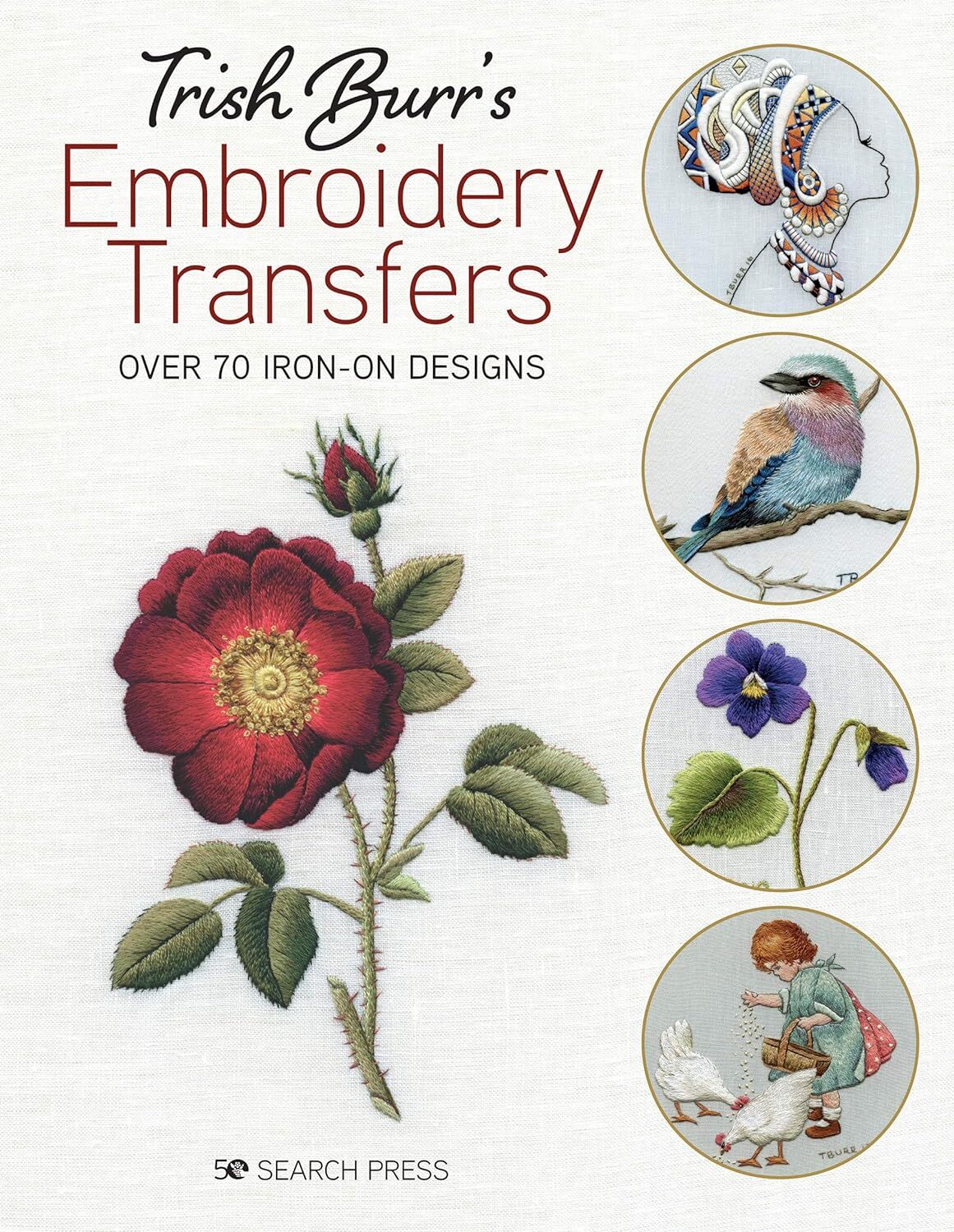 9781782219033 Trish Burr's Embroidery Transfers: Over 70 Iron-on Designs - Trish