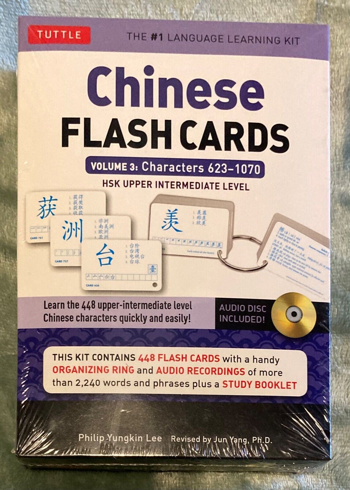 Chinese Flash Cards. Volume 3: Hsk Upper from 623 to 1070 Characters + CD-Audio