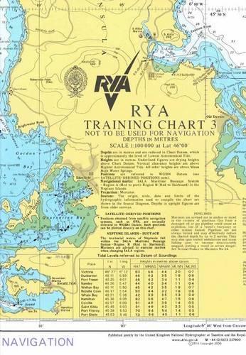RYA Training Chart (Map)