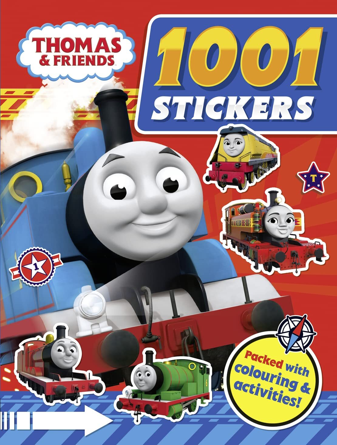 9781405296557 Thomas & Friends: 1001 Stickers - Thomas & Friends