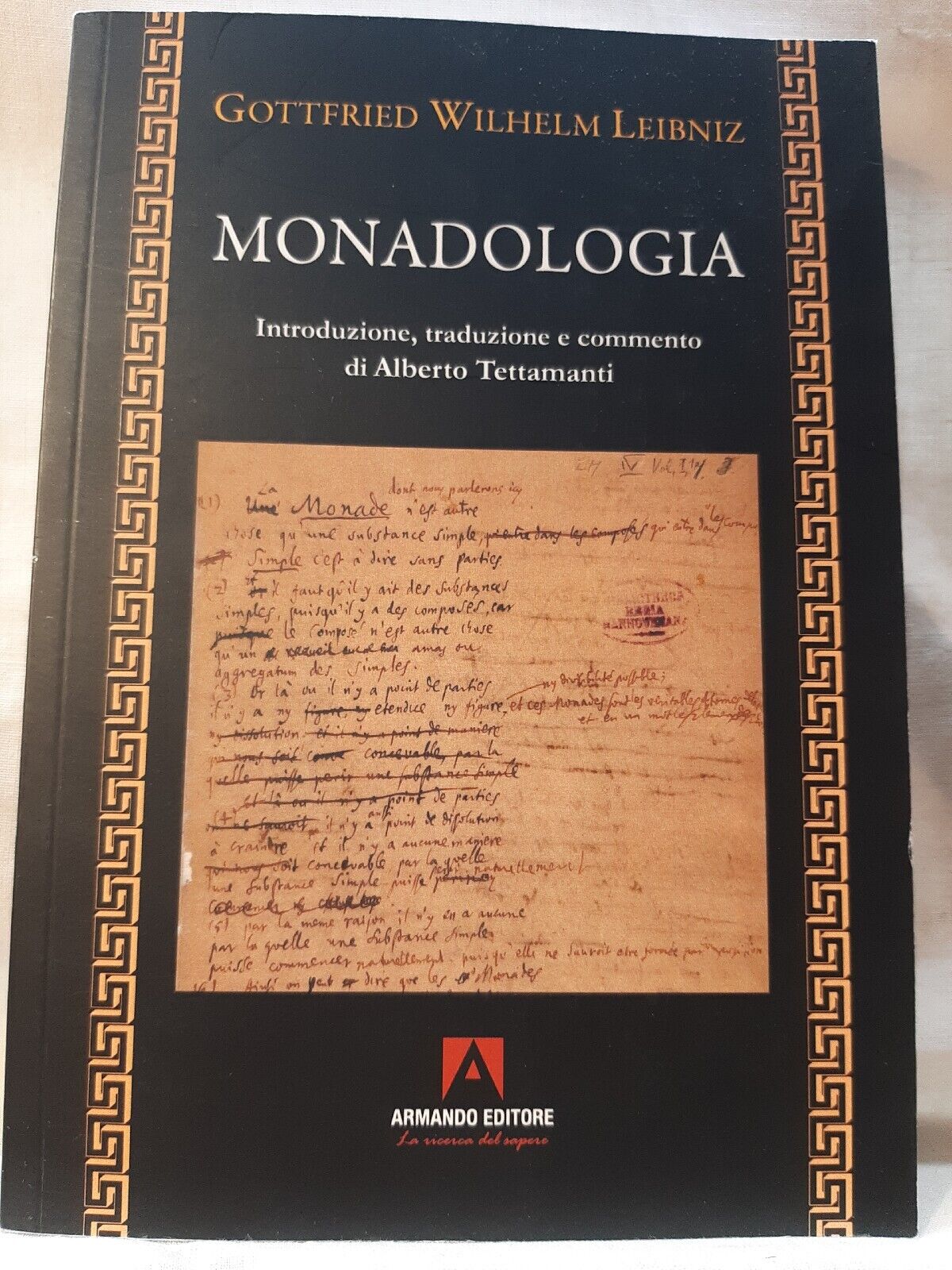 Monadologia Di Gottfried Wilhelm Leibniz
