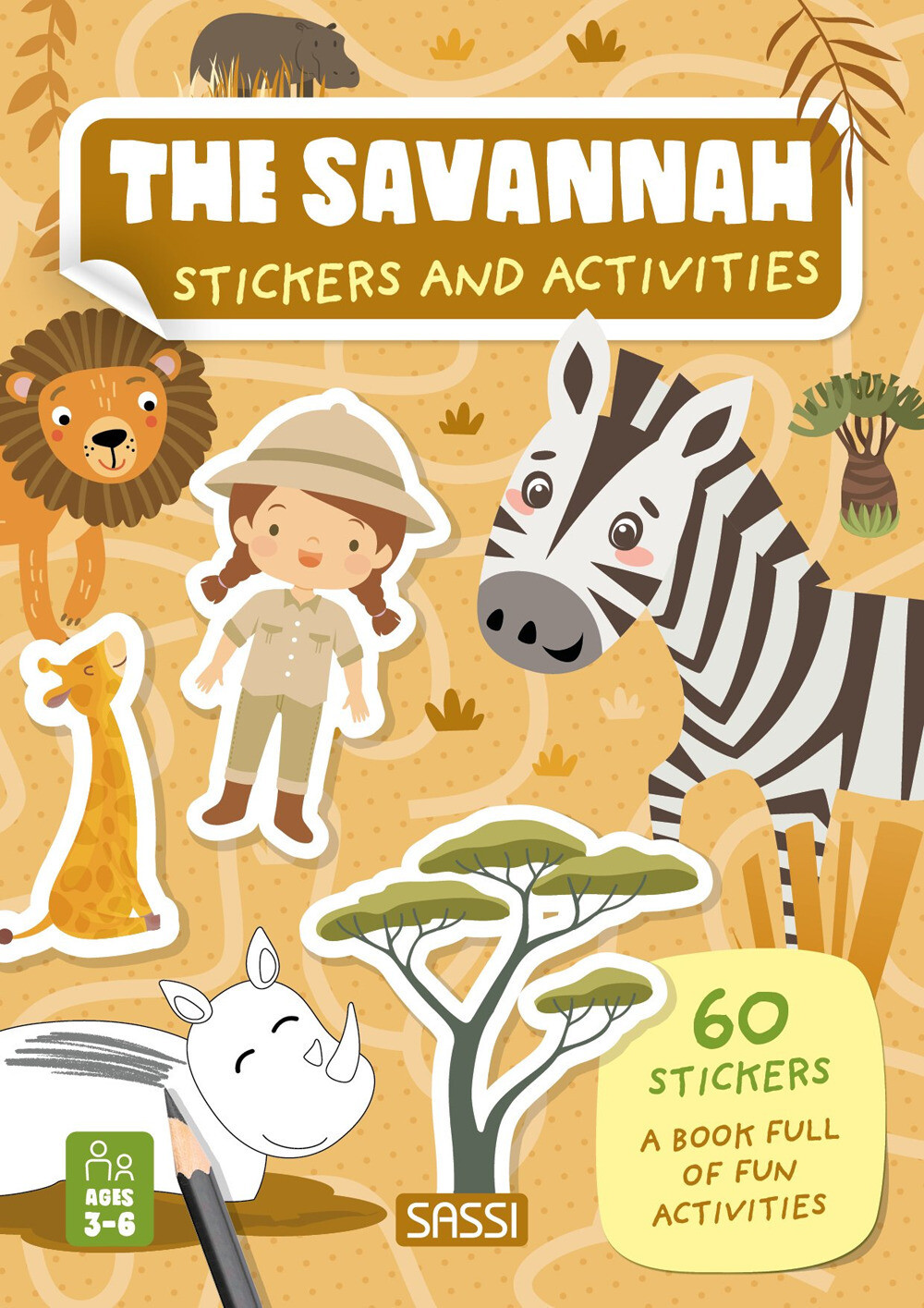 Libri Valentina Bonaguro / Alberto Borgo - The Savannah. Stickers And Activities
