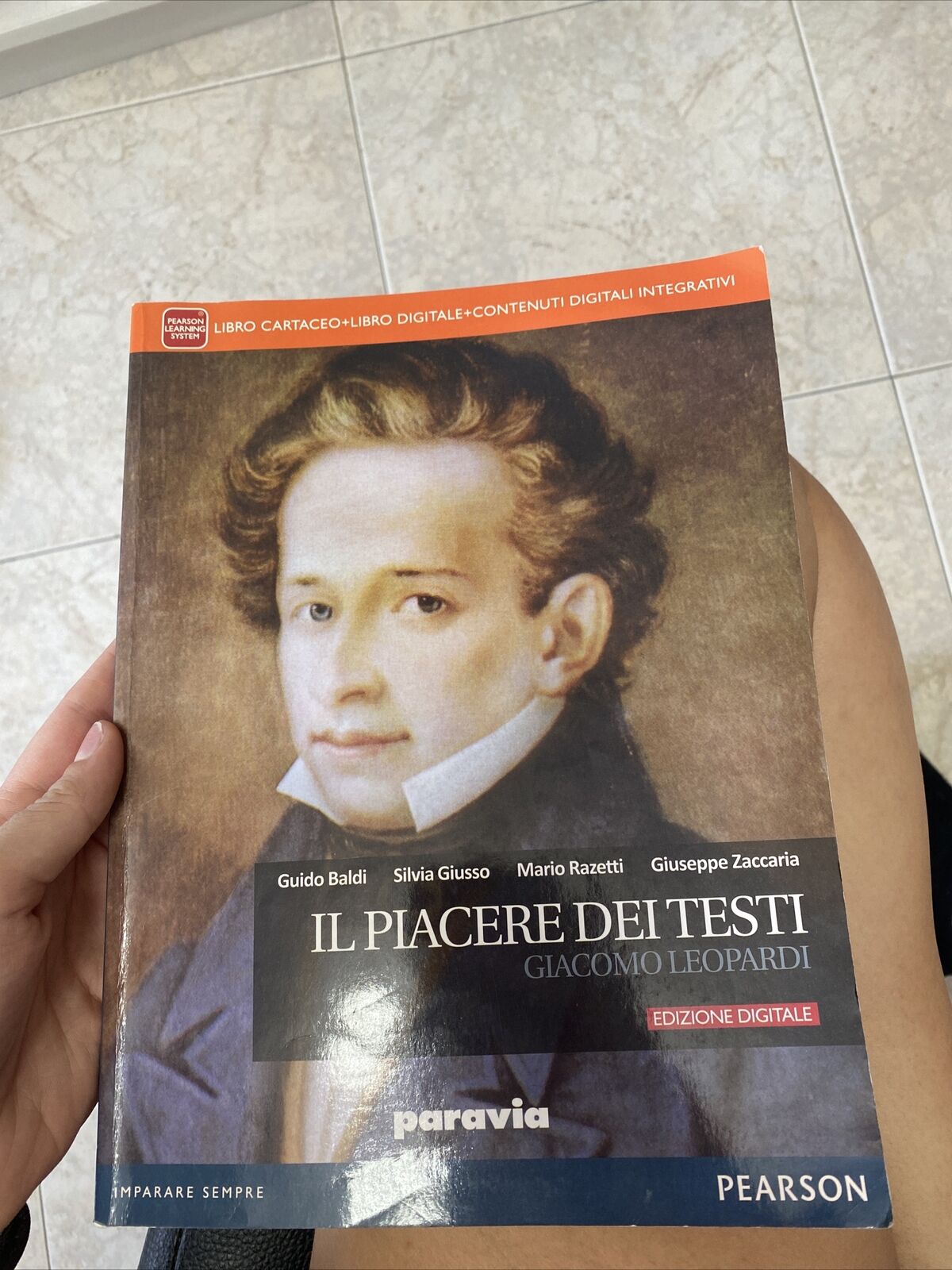 IL PIACERE DEI TESTI GIACOMO LEOPARDI EDIZ.DIGITALE - G.BALDI S.GIUSSO - PARAVIA