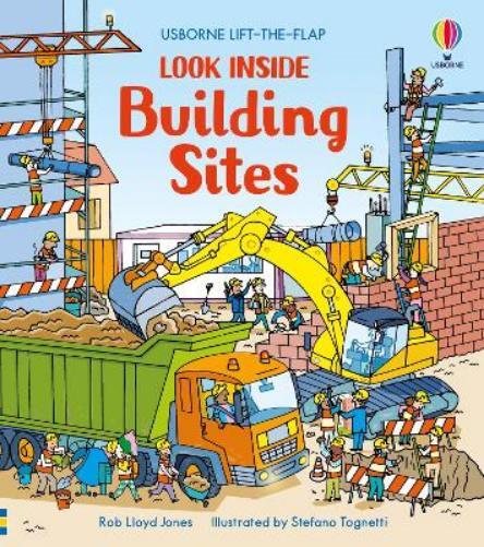 Rob Lloyd Jones Look Inside Building Sites (Libro di cartone) Look Inside