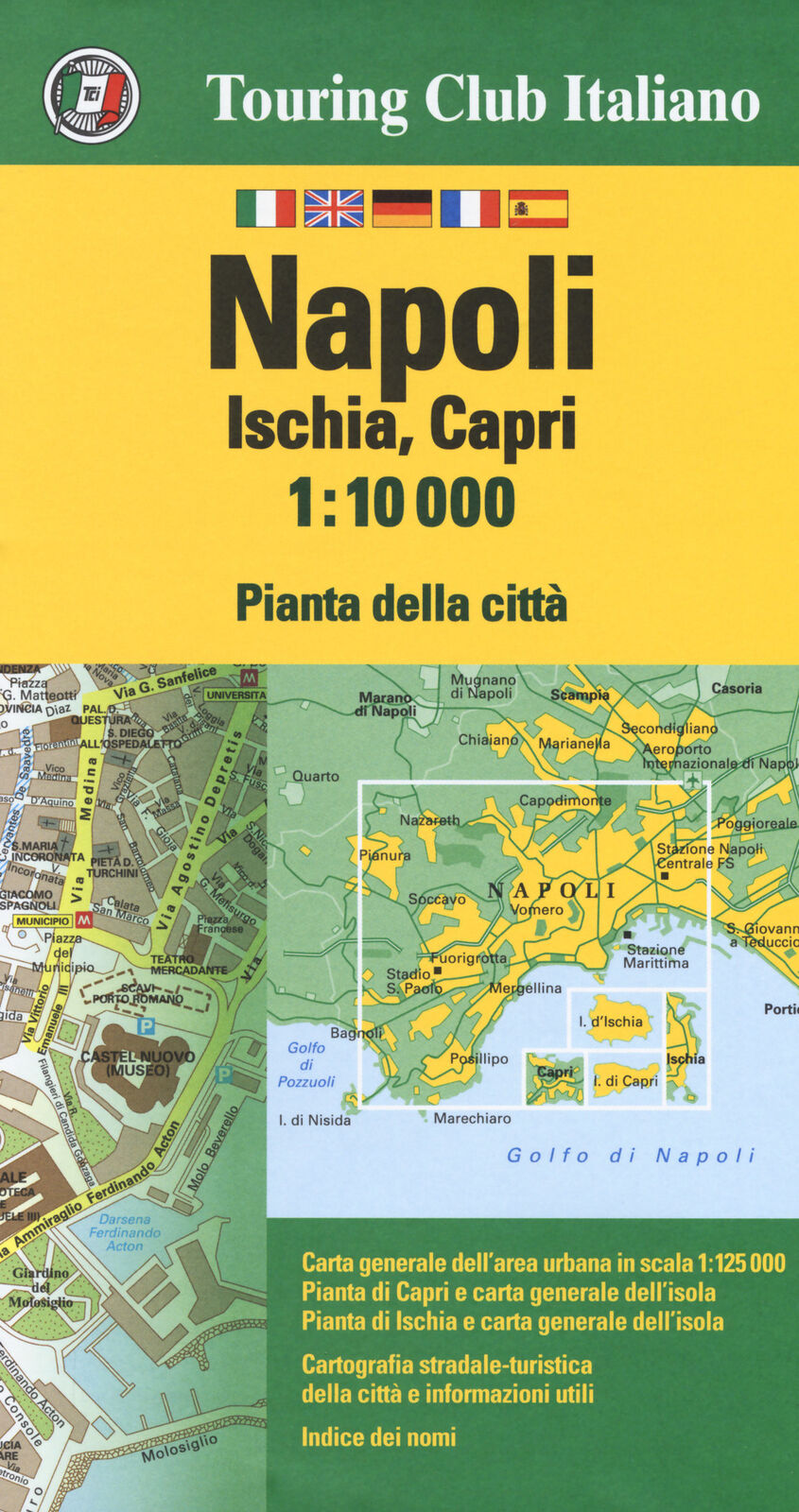 Napoli, Ischia, Capri 1:10.000 - AA.VV.