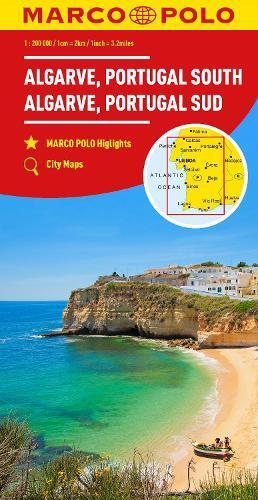 Algarve, Portugal South Marco Polo Map (Map)