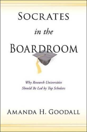 Amanda H. Goodall Socrates in the Boardroom (Copertina rigida)