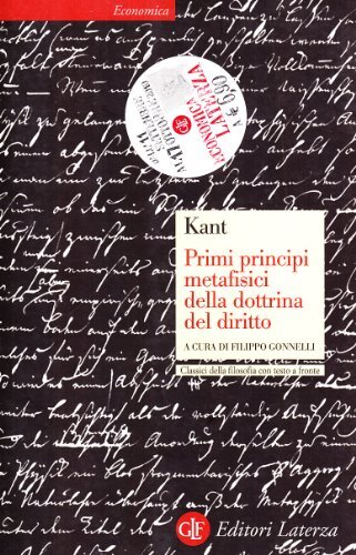 9788842077626 Primi principi metafisici della dottrina del dirit...esco a fronte