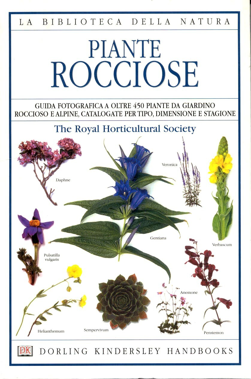 piante rocciose the royal horticultural society aavv 9788889180501