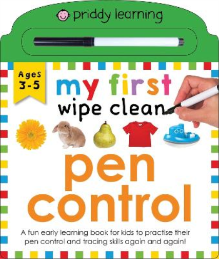 Roger Priddy Priddy Books My First Wipe Clean: Pen Control (Libro di cartone)