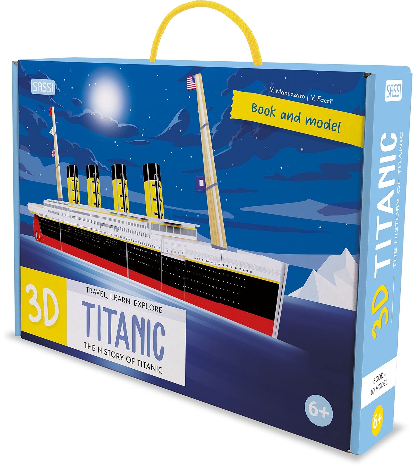 9788830306004 3D Titanic. The History of the Titanic. Travel, Le... modellino 3D