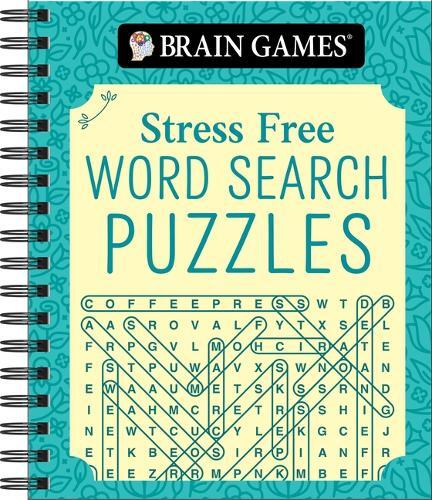 Brain Games - Stress Free: Word Search Puzzles (320 Pages) (Anello, filo)