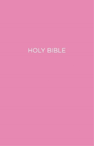 Thomas Nelson NKJV, Gift and Award Bible, Leather-Look, Pink, Red Le (Tascabile)