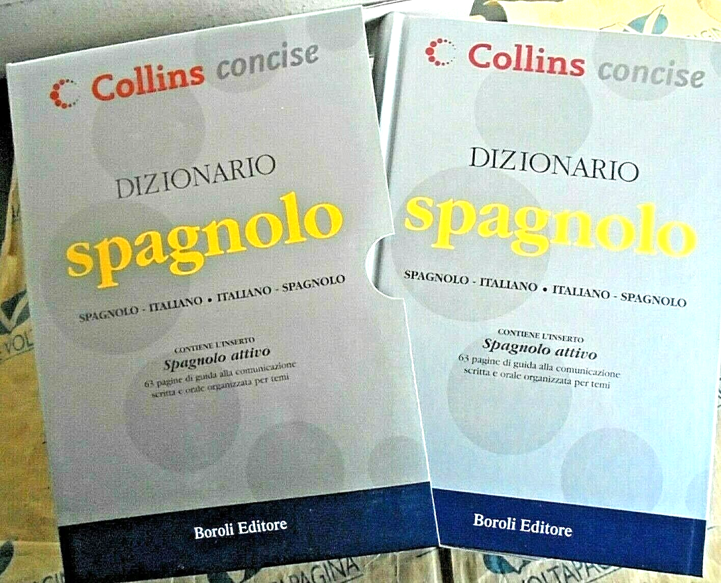 DIZIONARIO SPAGNOLO. SPAGNOLO-ITALIANO / ITALIANO-SPAGNOLO con COFANETTO -BOROLI