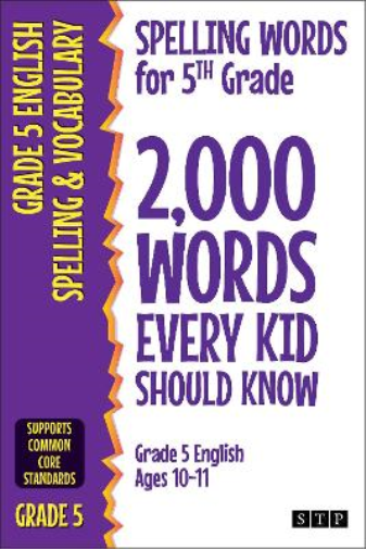 STP Books Spelling Words for 5th Grade (Tascabile)