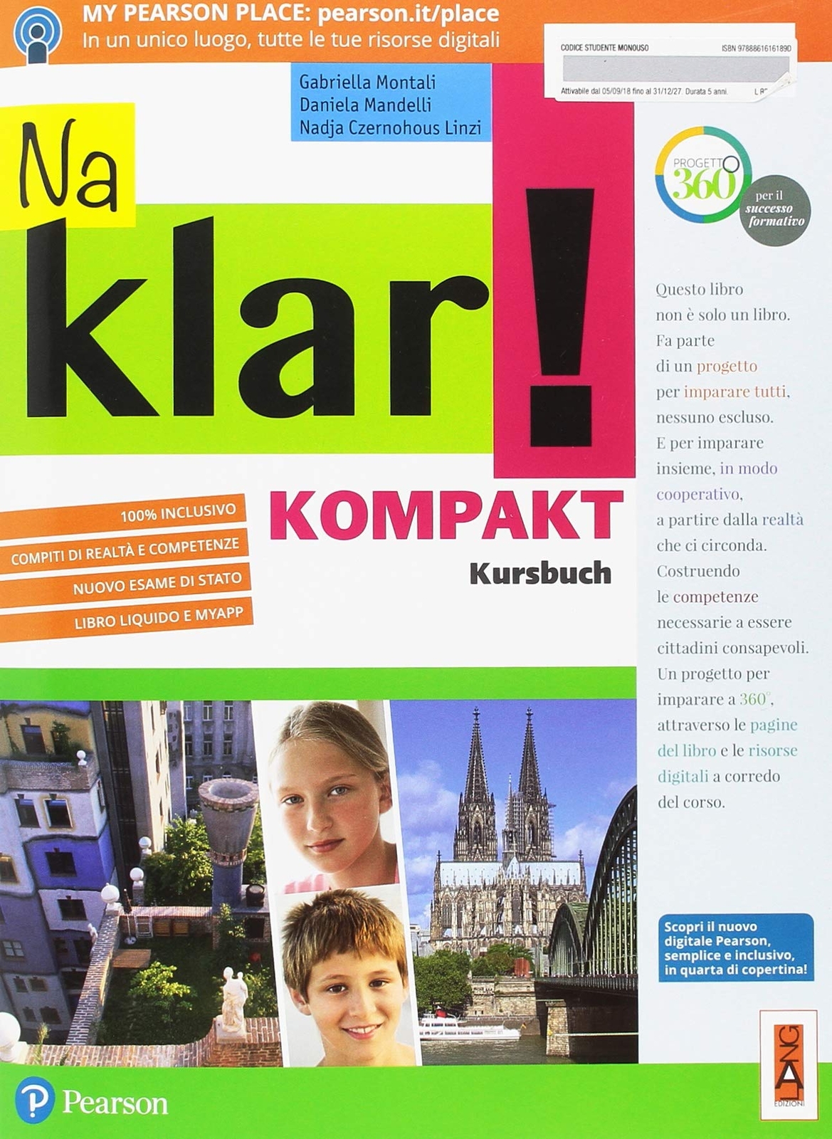9788861616189 Na Klar. Kompakt Kursbuch. Fascicolo CD [Lingua tedesca] - Gabriel