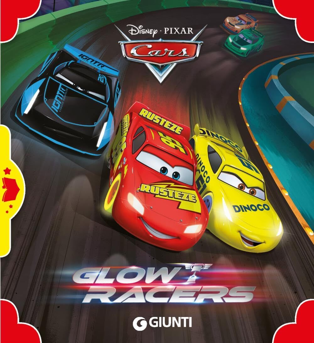 6873956 3305557 Libri Glow Racers. Cars. Ediz. A Colori
