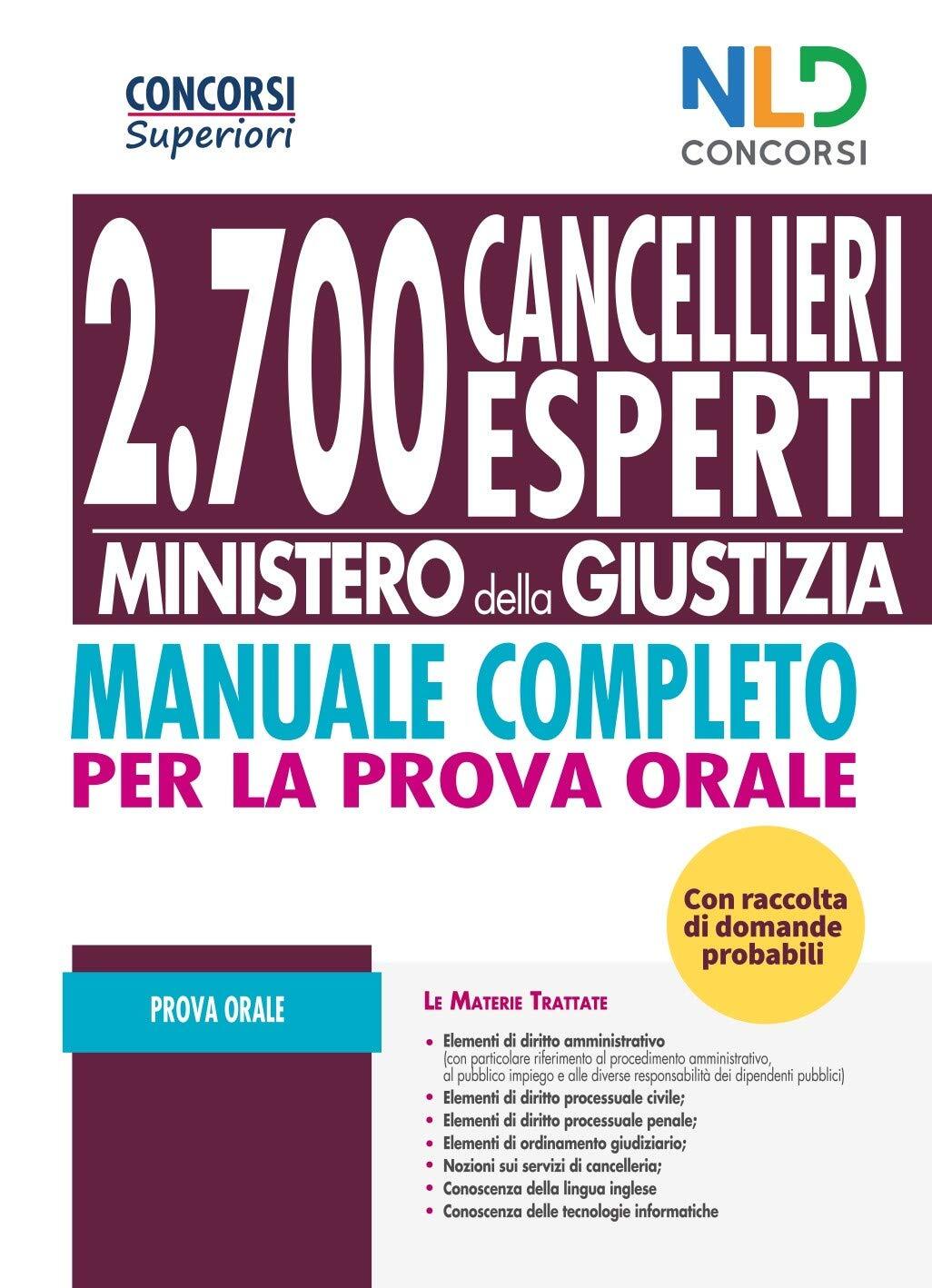 9788833583877 Concorso Cancellieri esperti 2020: manuale complet...nde probabili
